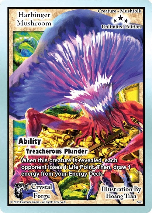Image for Harbinger Mushroom (Unlimited Edition) (Crystal Forge) (2) - Exodus TCG