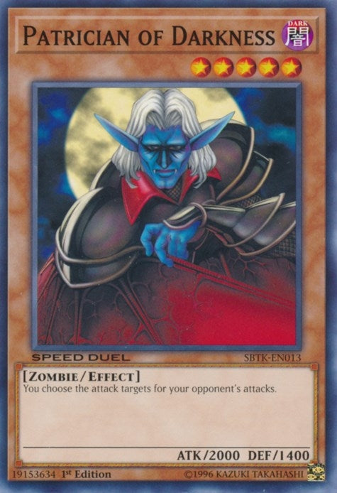 Image for Patrician of Darkness (Speed Duel: Trials of the Kingdom) (SBTK-EN013) - YuGiOh