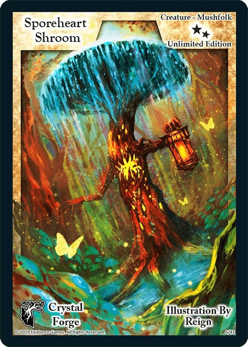 Image for Sporeheart Shroom (Unlimited Edition) (Crystal Forge) (6) - Exodus TCG