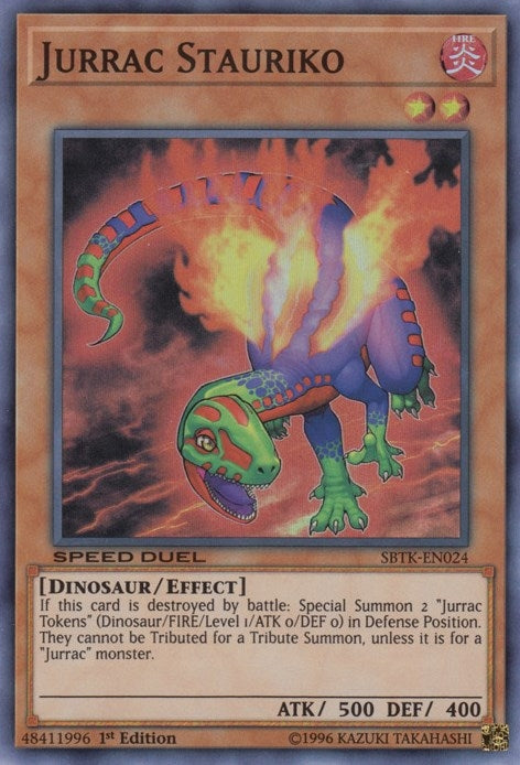 Image for Jurrac Stauriko (Speed Duel: Trials of the Kingdom) (SBTK-EN024) - YuGiOh