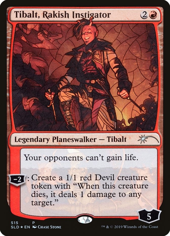Image for Tibalt, Rakish Instigator (Stained Glass) (Secret Lair Drop Series) (515) - Magic: The Gathering