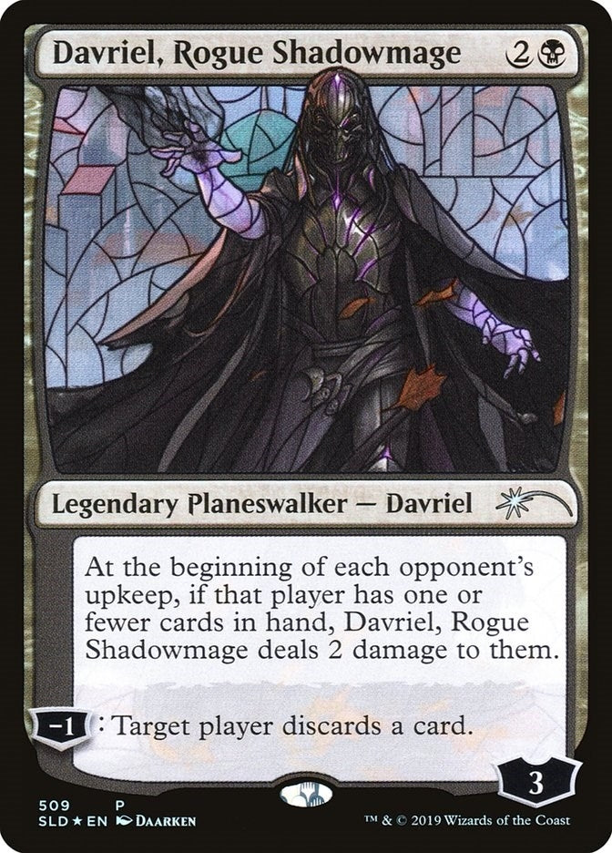 Image for Davriel, Rogue Shadowmage (Stained Glass) (Secret Lair Drop Series) (509) - Magic: The Gathering