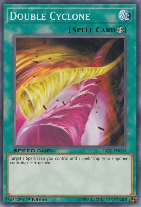 Image for Double Cyclone (Speed Duel: Trials of the Kingdom) (SBTK-EN035) - YuGiOh