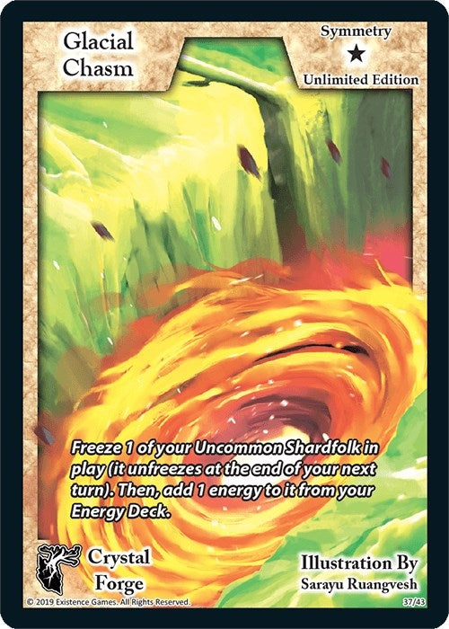 Image for Glacial Chasm (Unlimited Edition) (Crystal Forge) (37) - Exodus TCG
