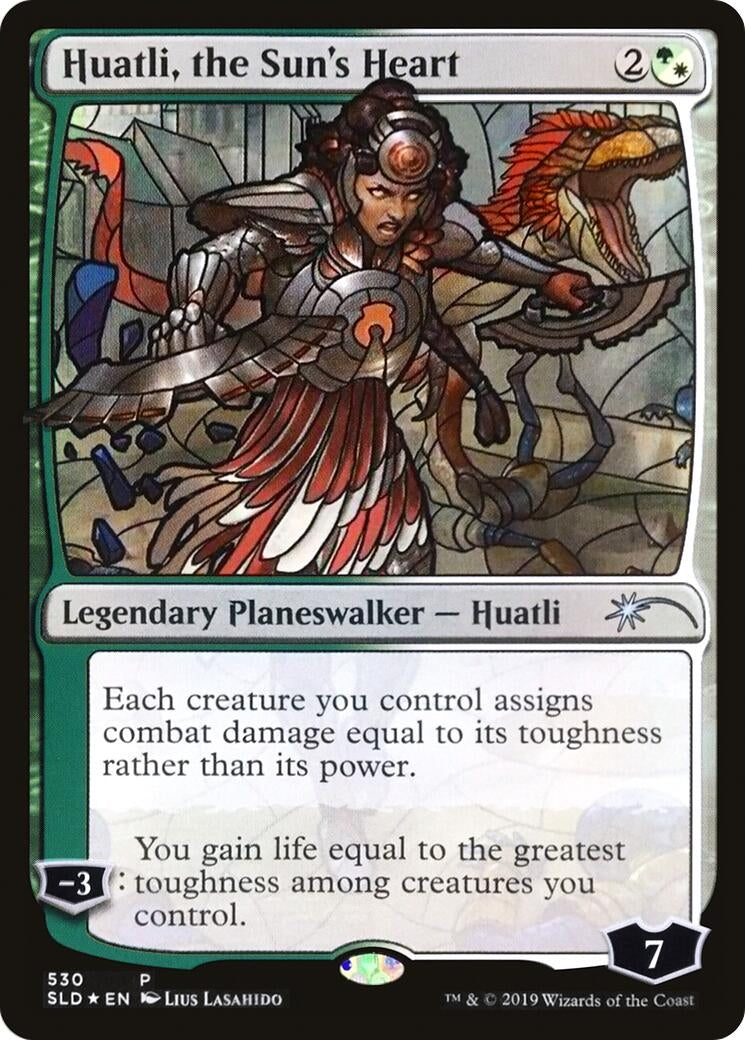 Image for Huatli, the Sun's Heart (Stained Glass) (Secret Lair Drop Series) (530) - Magic: The Gathering