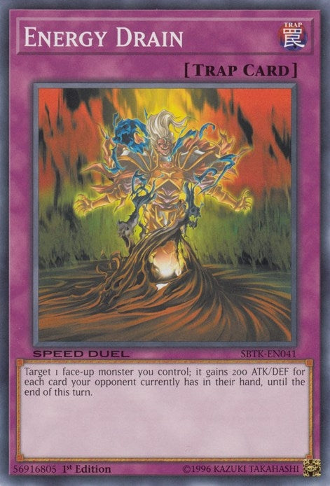 Image for Energy Drain (Speed Duel: Trials of the Kingdom) (SBTK-EN041) - YuGiOh