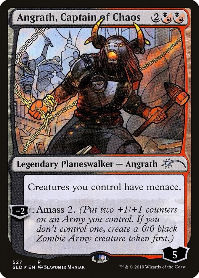 Image for Angrath, Captain of Chaos (Stained Glass) (Secret Lair Drop Series) (527) - Magic: The Gathering
