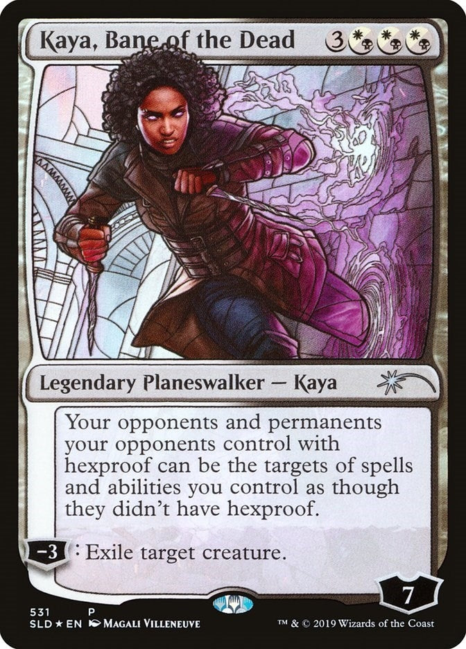 Image for Kaya, Bane of the Dead (Stained Glass) (Secret Lair Drop Series) (531) - Magic: The Gathering