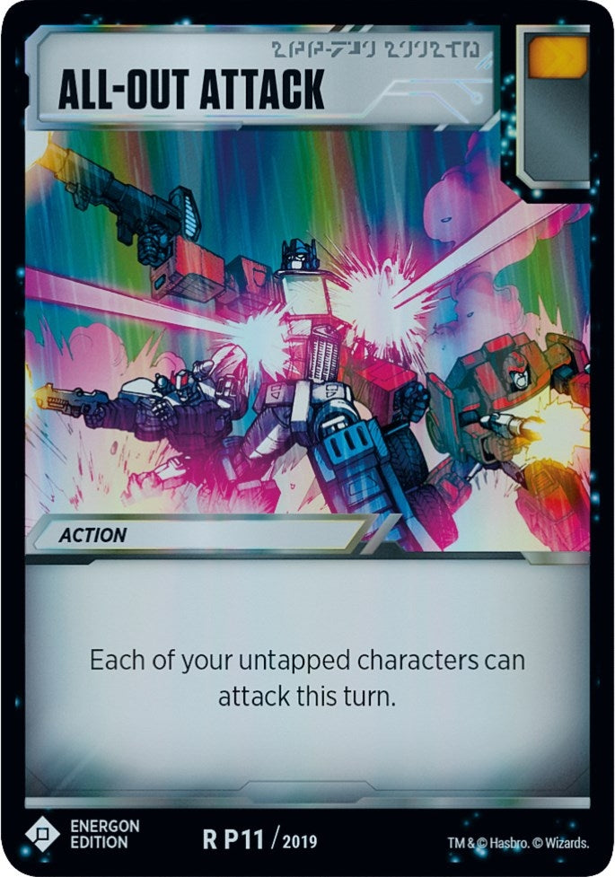 Image for All-Out Attack (Energon Edition) (Wave 1) (P11/2019) - Transformers TCG
