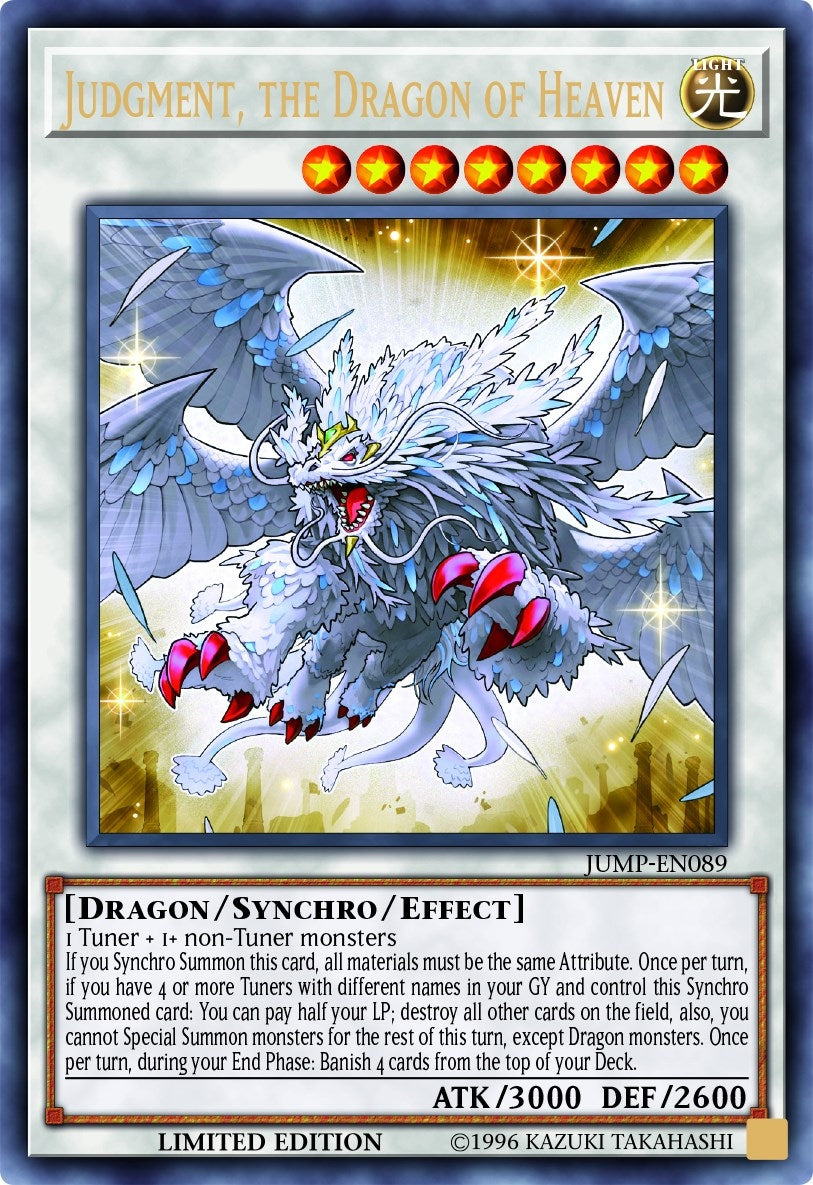 Image for Judgment, the Dragon of Heaven (Shonen Jump Magazine Promos) (JUMP-EN089) - YuGiOh