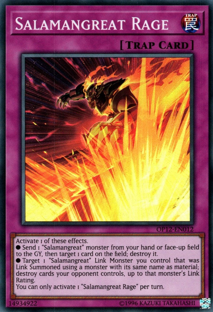 Image for Salamangreat Rage (OTS Tournament Pack 12) (OP12-EN012) - YuGiOh