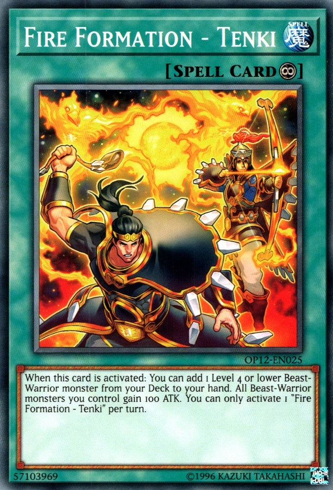 Image for Fire Formation - Tenki (OTS Tournament Pack 12) (OP12-EN025) - YuGiOh