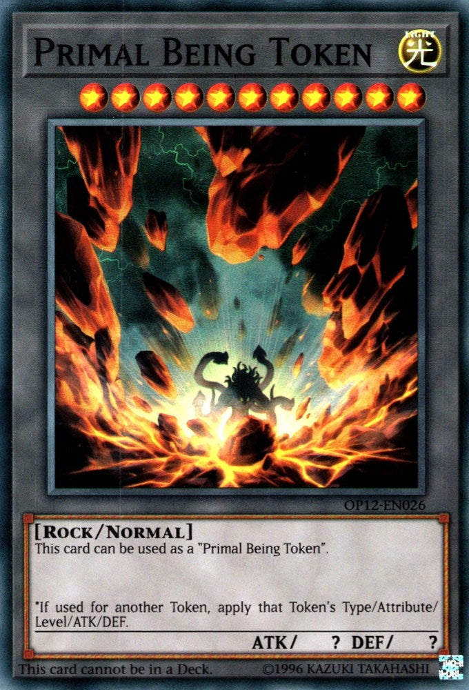 Image for Primal Being Token (OTS Tournament Pack 12) (OP12-EN026) - YuGiOh