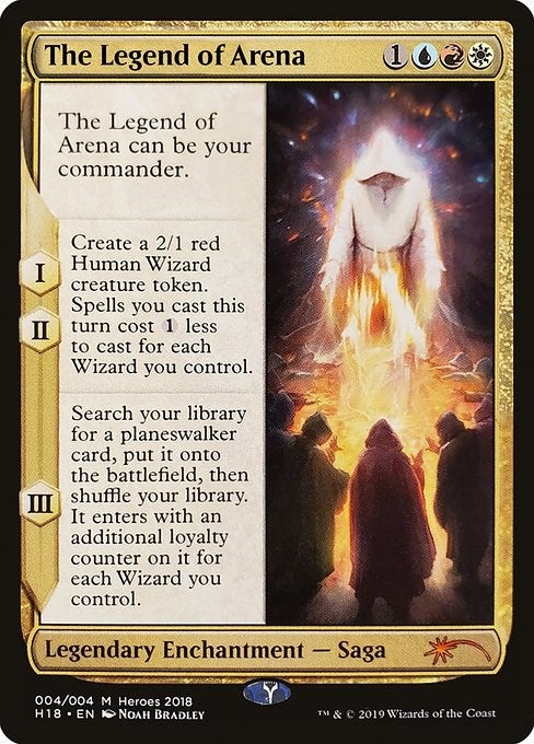 Image for The Legend of Arena (Unique and Miscellaneous Promos) (4) - Magic: The Gathering
