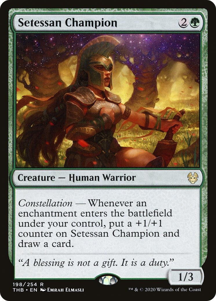 Image for Setessan Champion (Theros Beyond Death) (198) - Magic: The Gathering