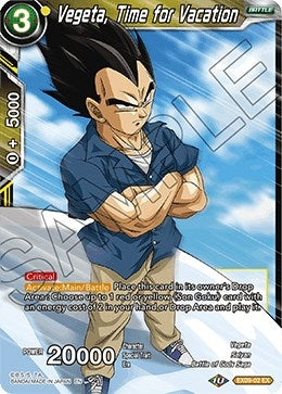 Image for Vegeta, Time for Vacation (Expansion Deck Box Set 09: Saiyan Surge) (EX09-02) - Dragon Ball Super: Masters