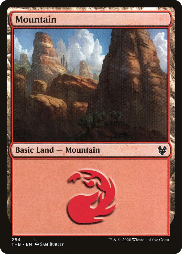 Image for Mountain (284) (Theros Beyond Death) (284) - Magic: The Gathering