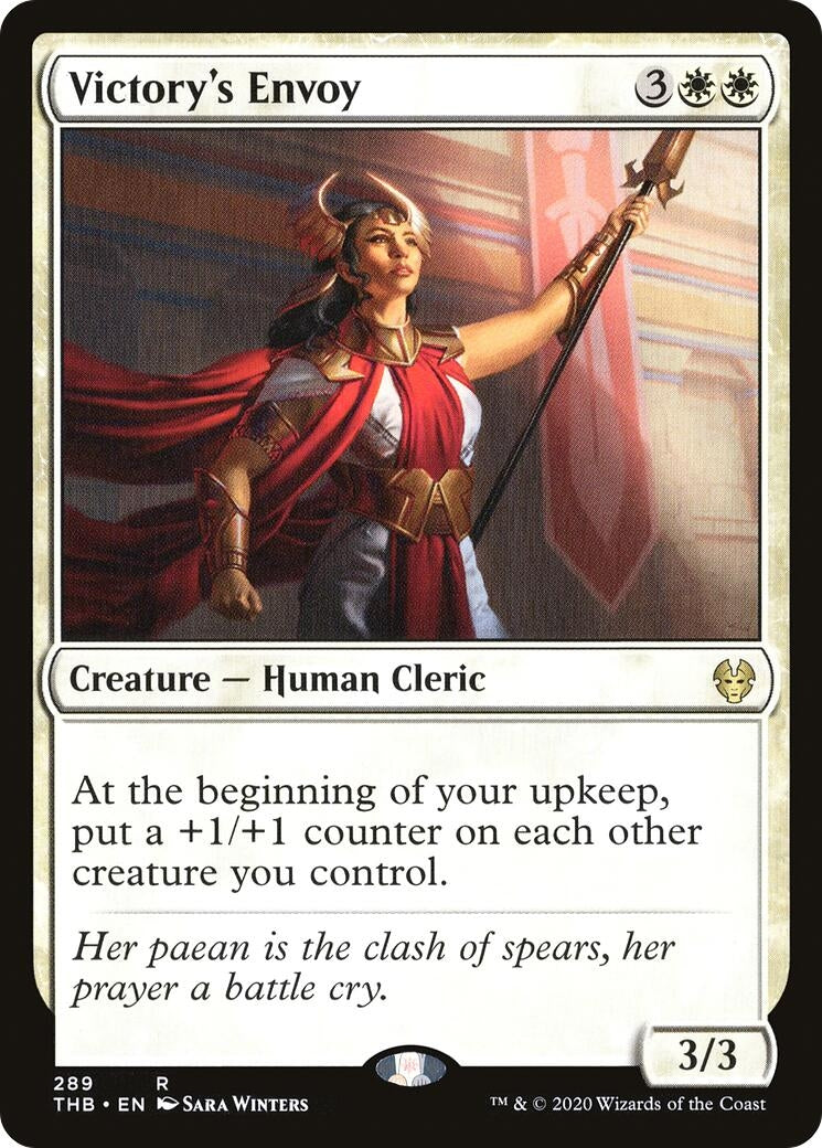 Image for Victory's Envoy (Theros Beyond Death) (289) - Magic: The Gathering