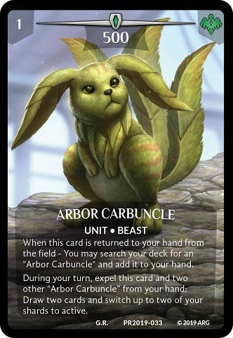 Image for Arbor Carbuncle (PR2019-033) (Argent Saga Promos) (PR2019-033) - Argent Saga TCG