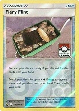 Image for Fiery Flint - 60a/70 (Pokemon League) (League & Championship Cards) (060a/070) - Pokemon