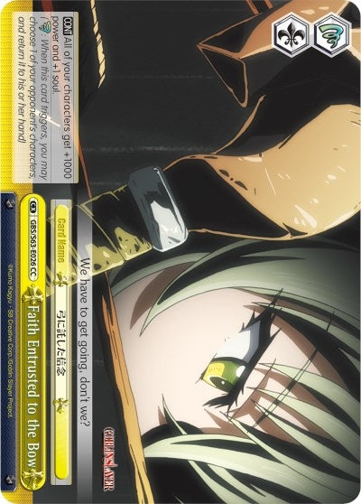 Image for Faith Entrusted to the Bow (Goblin Slayer) (GBS/S63-E026 CC) - Weiss Schwarz