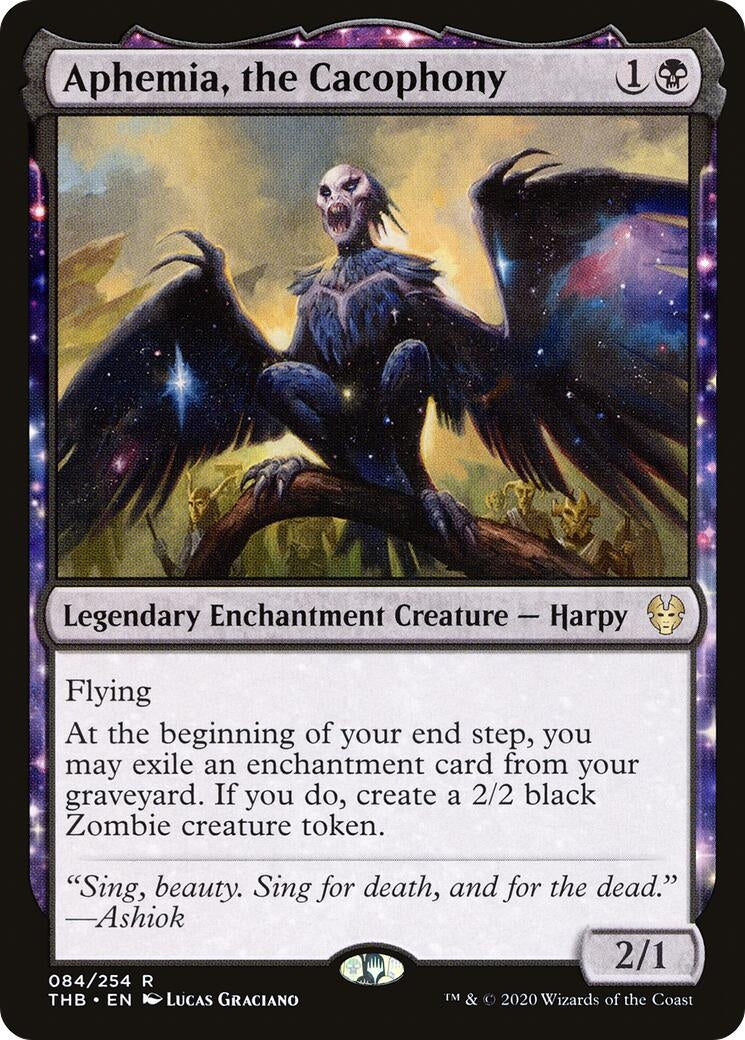 Image for Aphemia, the Cacophony (Theros Beyond Death) (84) - Magic: The Gathering