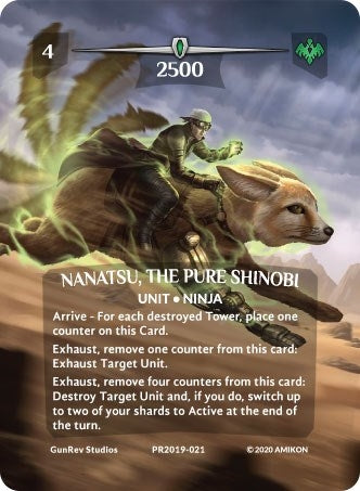 Image for Nanatsu, the Pure Shinobi (Serial Numbered) (Argent Saga Promos) (PR2019-021) - Argent Saga TCG