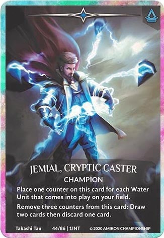 Image for Jemial, Cryptic Caster (Regular Art Rainbow Metal Prize Card) (Argent Saga Promos) (44/86 1INT) - Argent Saga TCG