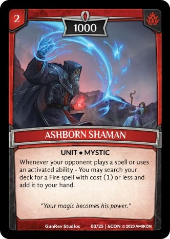 Image for Ashborn Shaman (Expansion Pack 3: Conviction) (03/25 | 6CON) - Argent Saga TCG