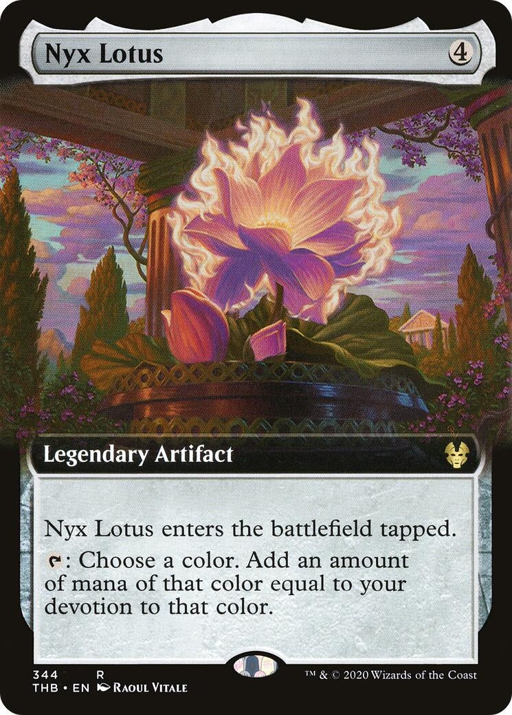 Image for Nyx Lotus (Extended Art) (Theros Beyond Death) (344) - Magic: The Gathering