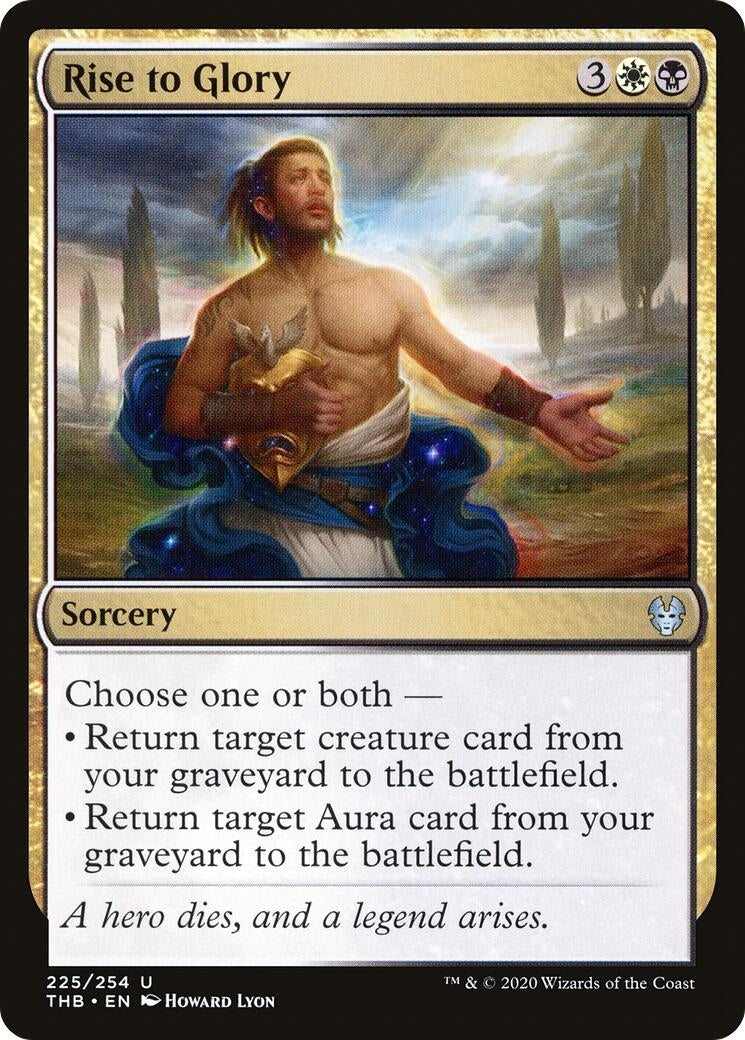 Image for Rise to Glory (Theros Beyond Death) (225) - Magic: The Gathering