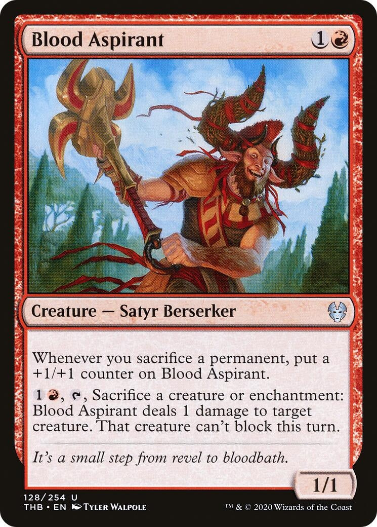 Image for Blood Aspirant (Theros Beyond Death) (128) - Magic: The Gathering
