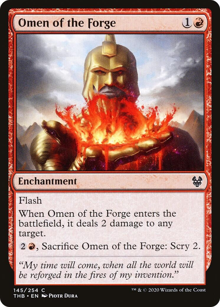 Image for Omen of the Forge (Theros Beyond Death) (145) - Magic: The Gathering