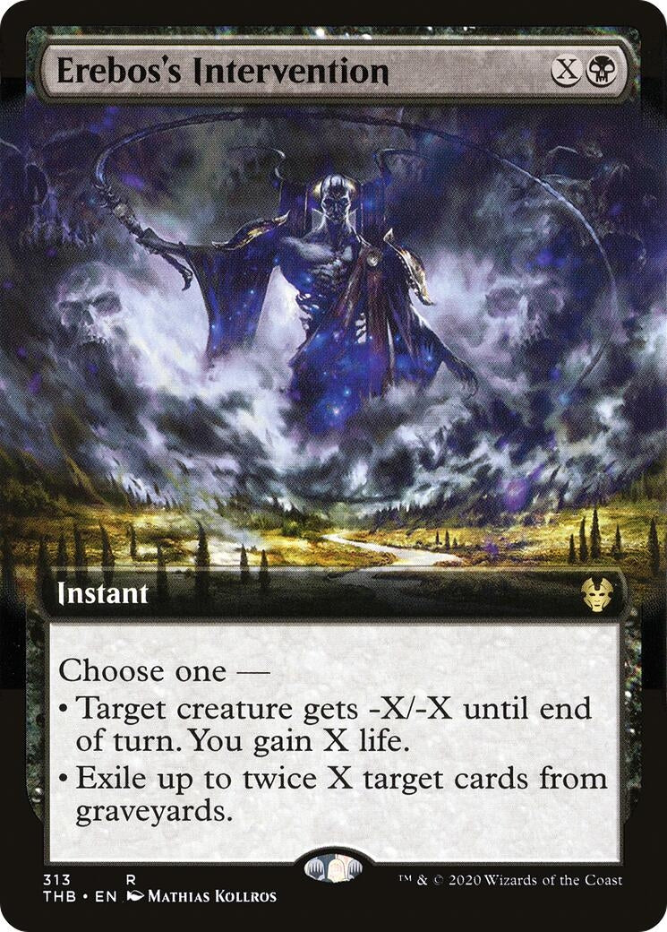 Image for Erebos's Intervention (Extended Art) (Theros Beyond Death) (313) - Magic: The Gathering