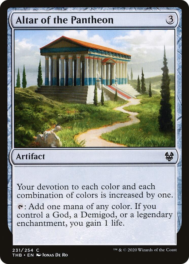 Image for Altar of the Pantheon (Theros Beyond Death) (231) - Magic: The Gathering