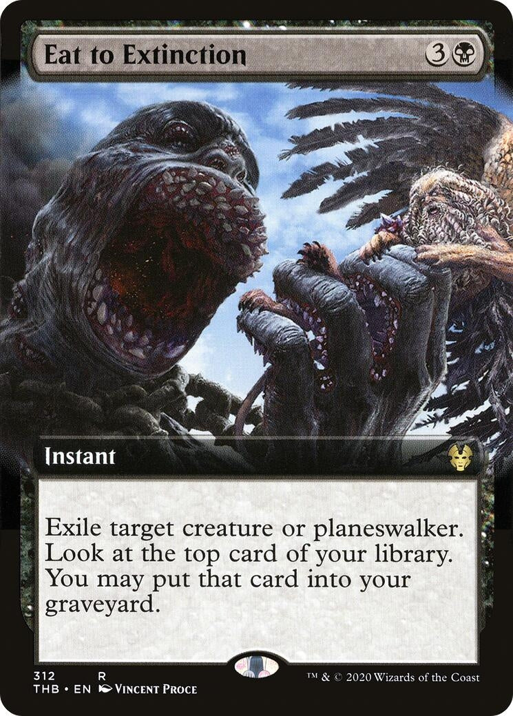 Image for Eat to Extinction (Extended Art) (Theros Beyond Death) (312) - Magic: The Gathering