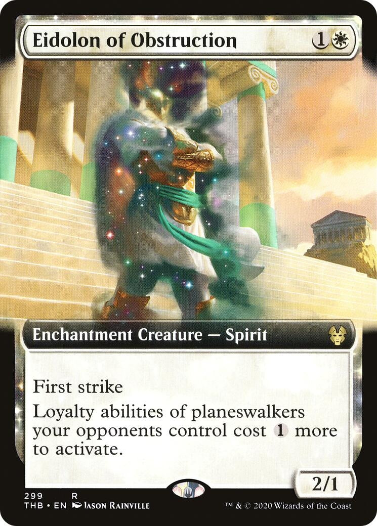 Image for Eidolon of Obstruction (Extended Art) (Theros Beyond Death) (299) - Magic: The Gathering