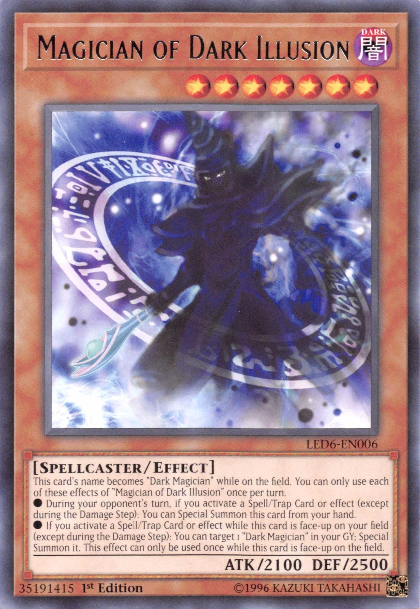 Image for Magician of Dark Illusion (Legendary Duelists: Magical Hero) (LED6-EN006) - YuGiOh