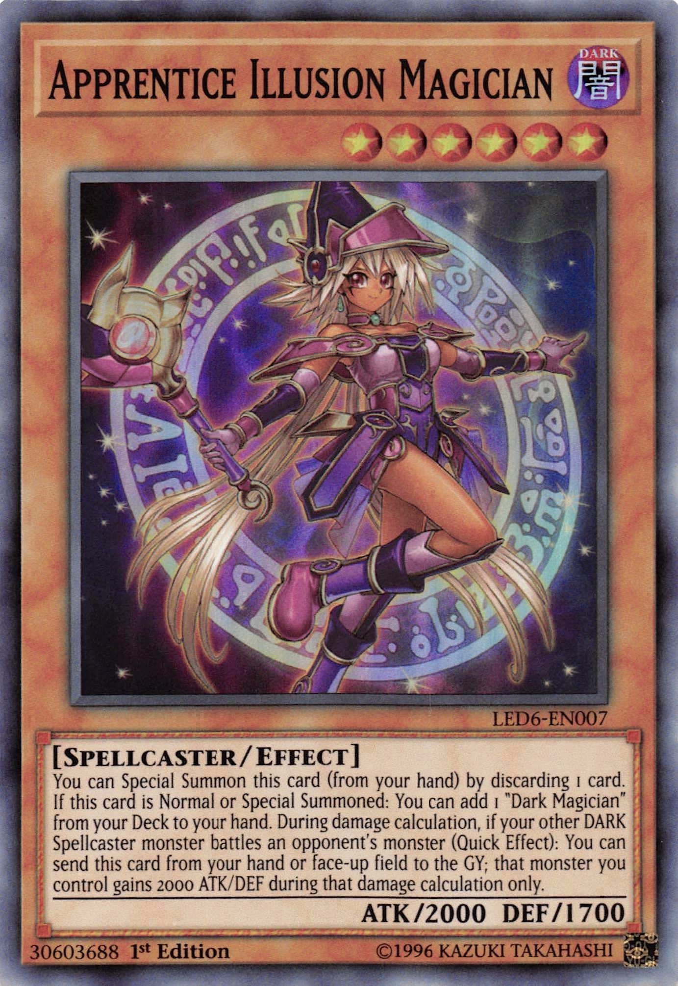 Image for Apprentice Illusion Magician (Legendary Duelists: Magical Hero) (LED6-EN007) - YuGiOh