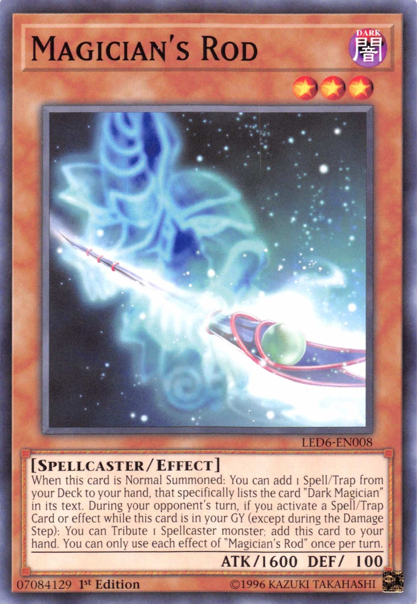 Image for Magician's Rod (Legendary Duelists: Magical Hero) (LED6-EN008) - YuGiOh