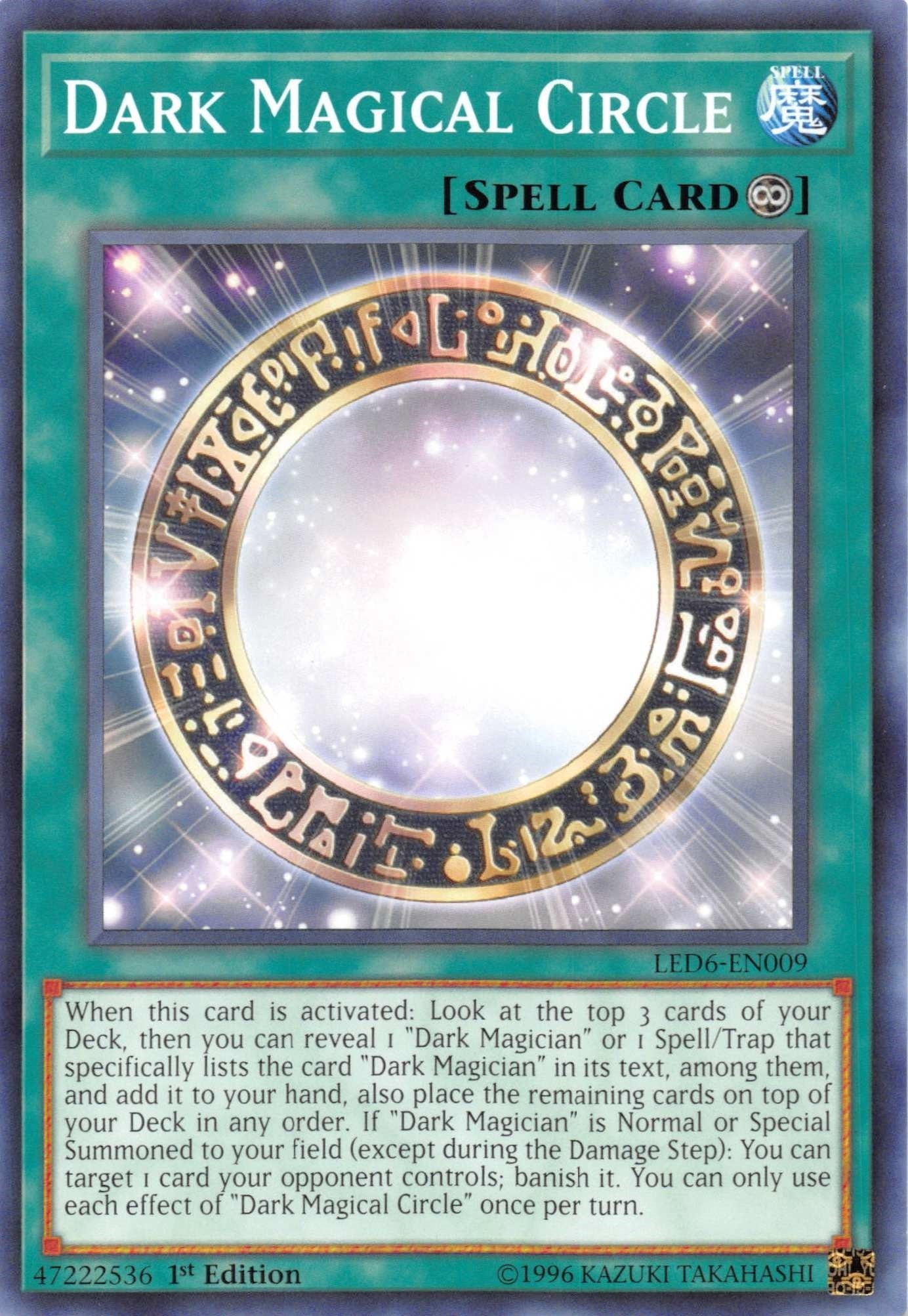 Image for Dark Magical Circle (Legendary Duelists: Magical Hero) (LED6-EN009) - YuGiOh