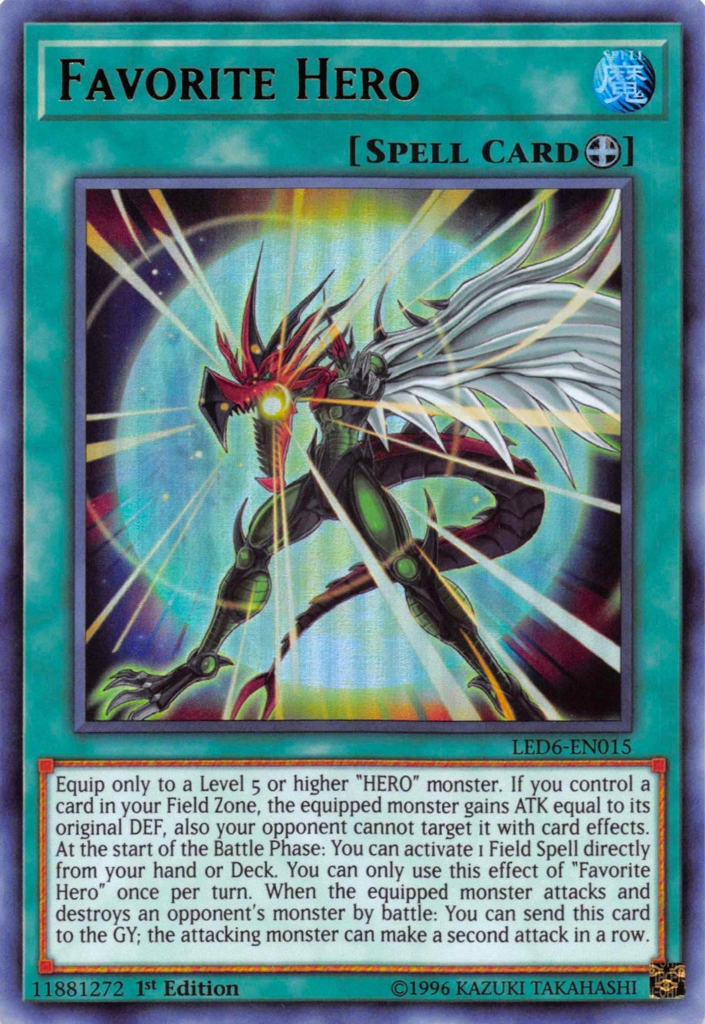 Image for Favorite Hero (Legendary Duelists: Magical Hero) (LED6-EN015) - YuGiOh
