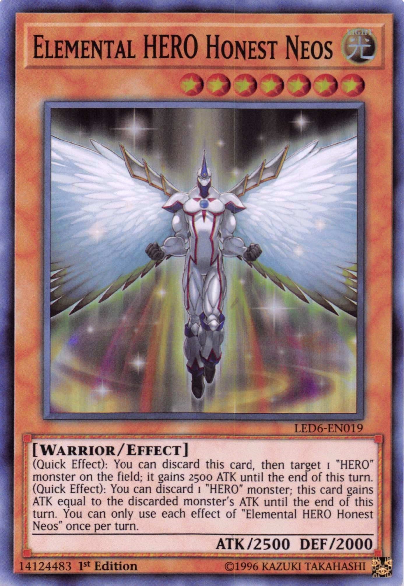 Image for Elemental HERO Honest Neos (Legendary Duelists: Magical Hero) (LED6-EN019) - YuGiOh