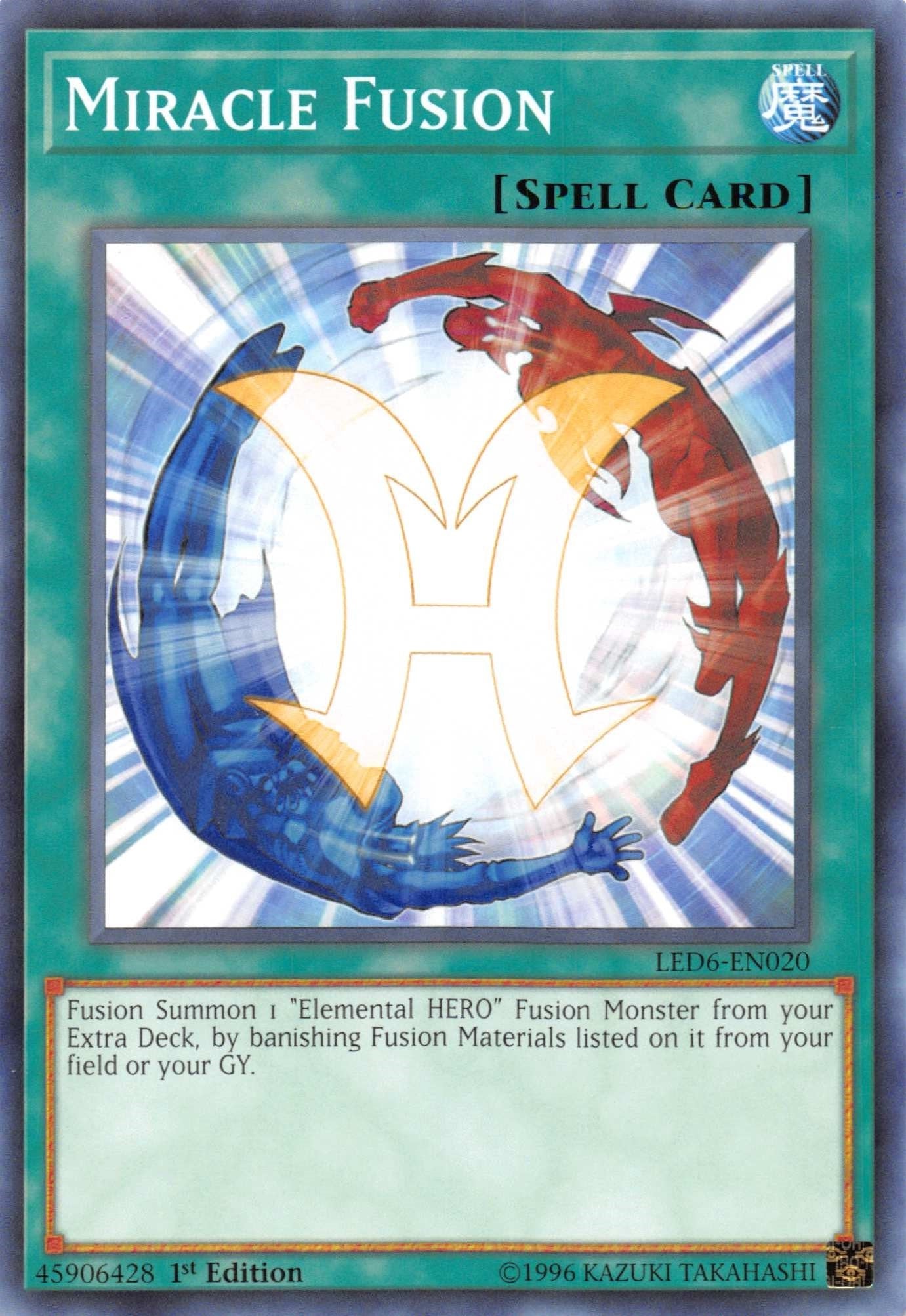 Image for Miracle Fusion (Legendary Duelists: Magical Hero) (LED6-EN020) - YuGiOh