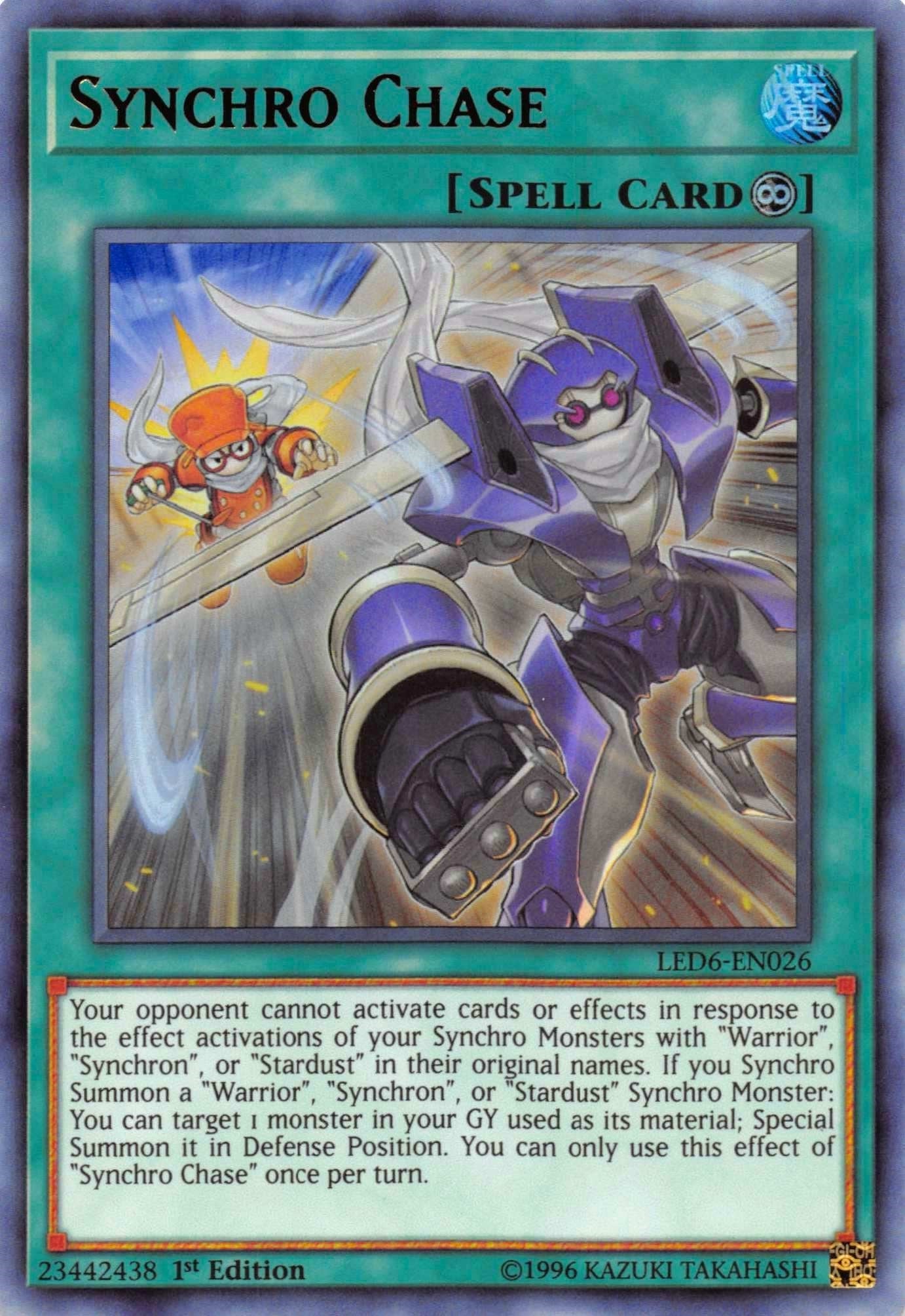 Image for Synchro Chase (Legendary Duelists: Magical Hero) (LED6-EN026) - YuGiOh