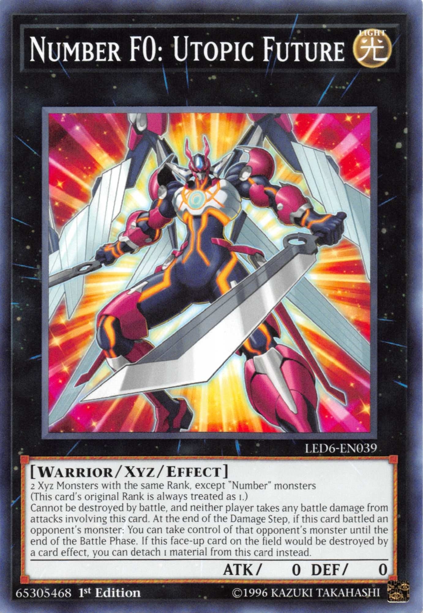 Image for Number F0: Utopic Future (Legendary Duelists: Magical Hero) (LED6-EN039) - YuGiOh