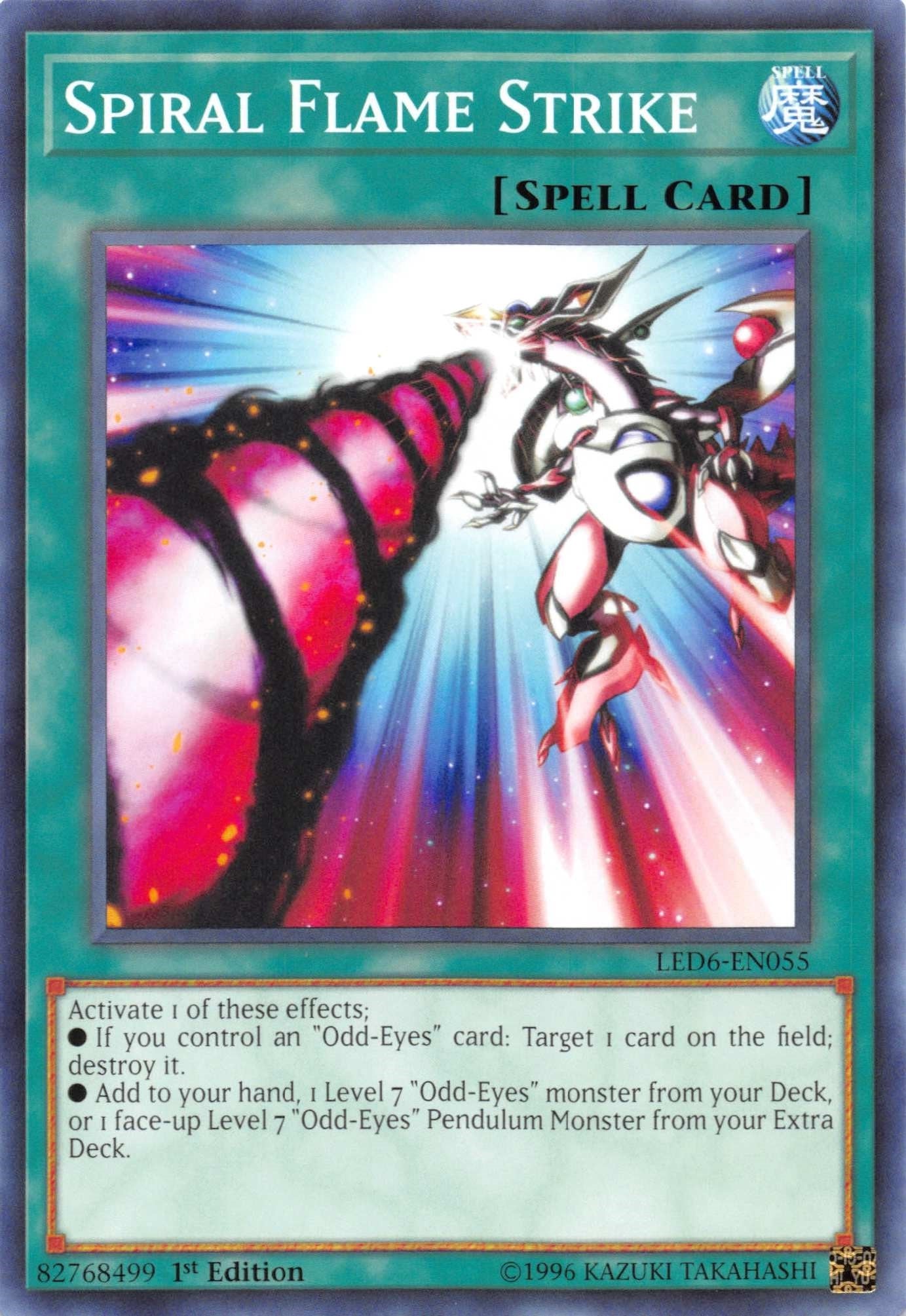 Image for Spiral Flame Strike (Legendary Duelists: Magical Hero) (LED6-EN055) - YuGiOh