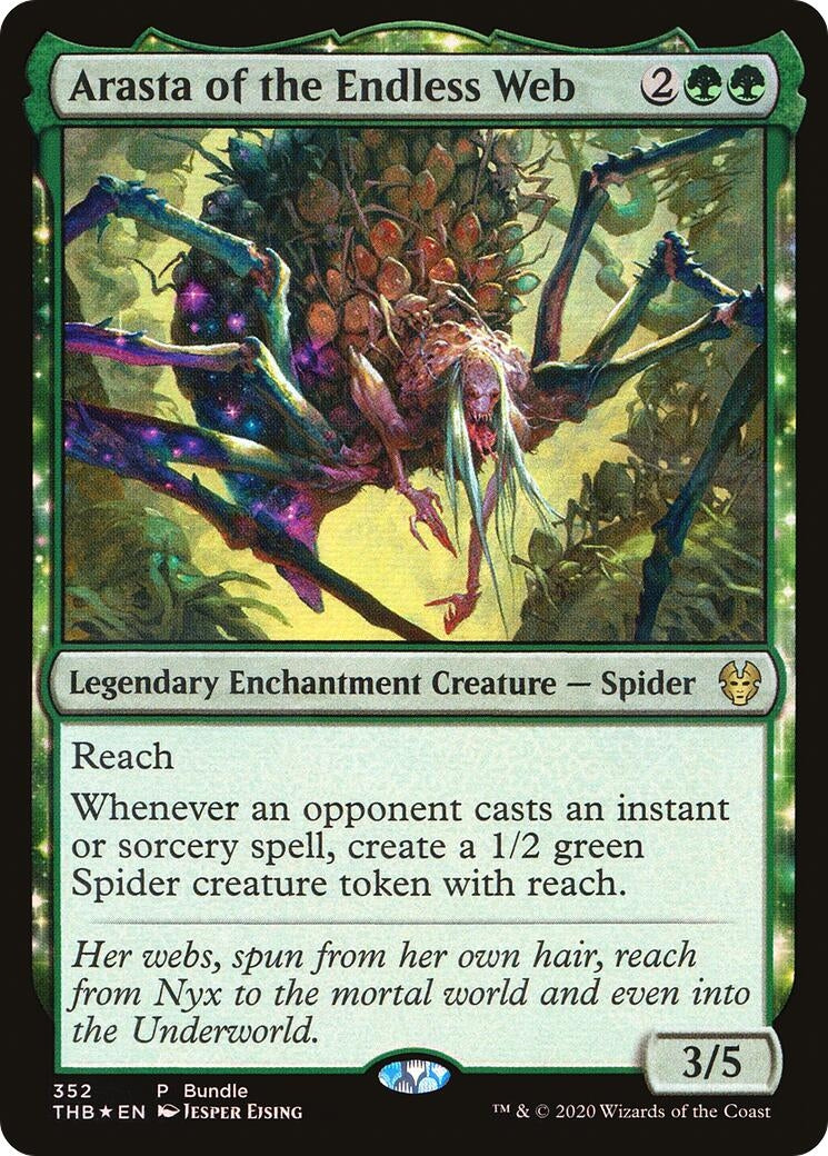Image for Arasta of the Endless Web (Unique and Miscellaneous Promos) (352) - Magic: The Gathering