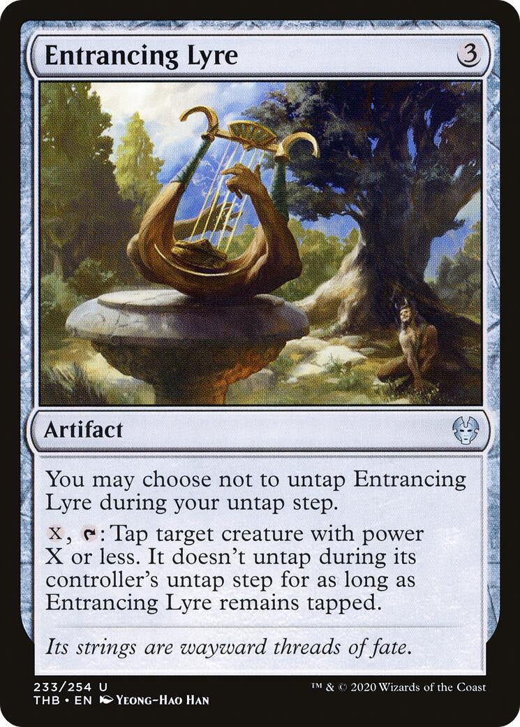Image for Entrancing Lyre (Theros Beyond Death) (233) - Magic: The Gathering