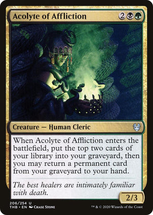 Image for Acolyte of Affliction (Theros Beyond Death) (206) - Magic: The Gathering